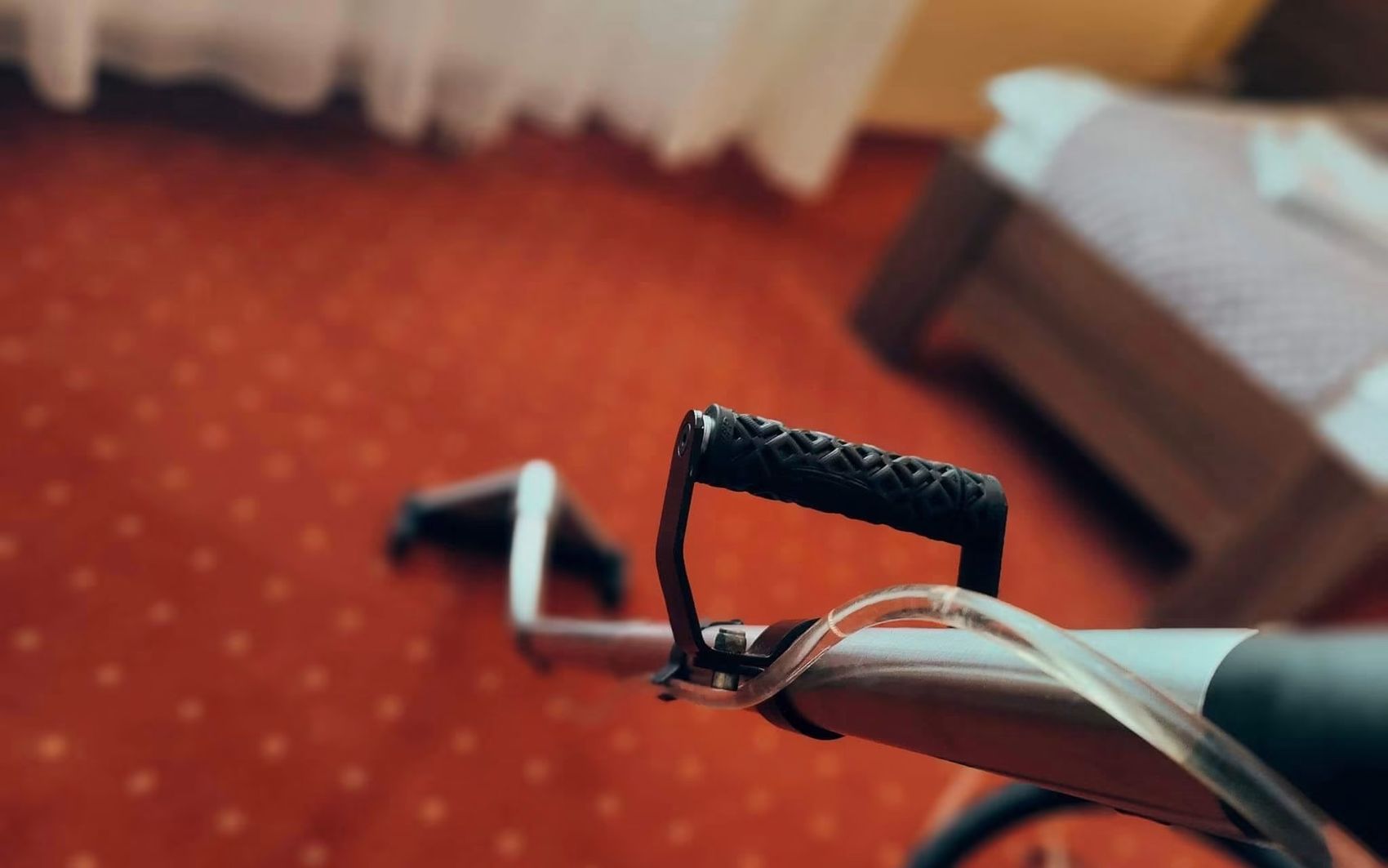 Detailný záber na vybavenie počas práce tímu MB Cleaning